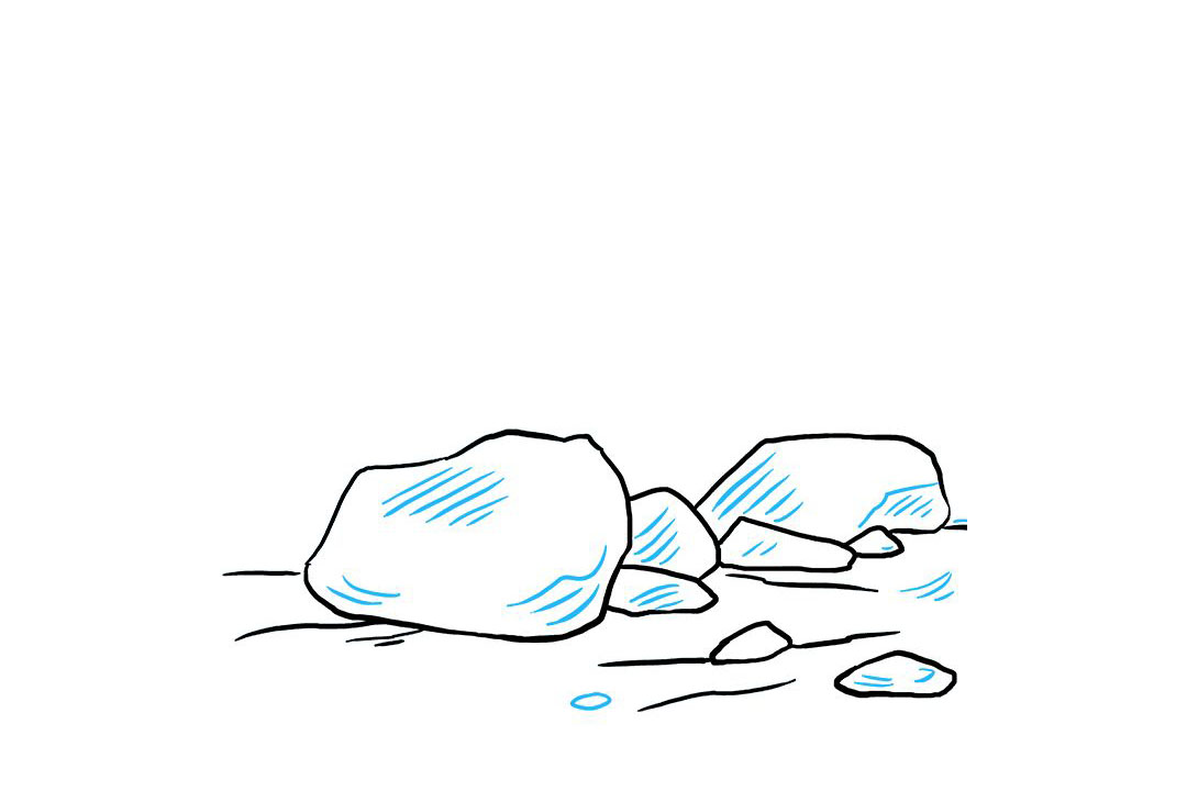 石头怎么画-图9