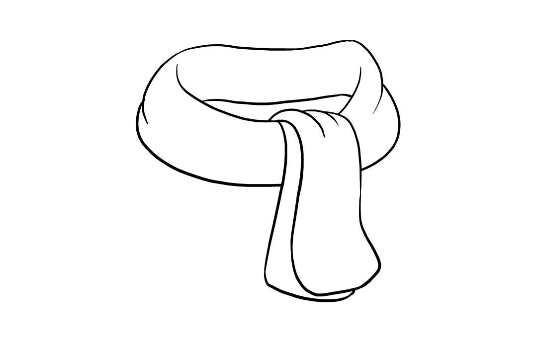 围巾怎么画-图6
