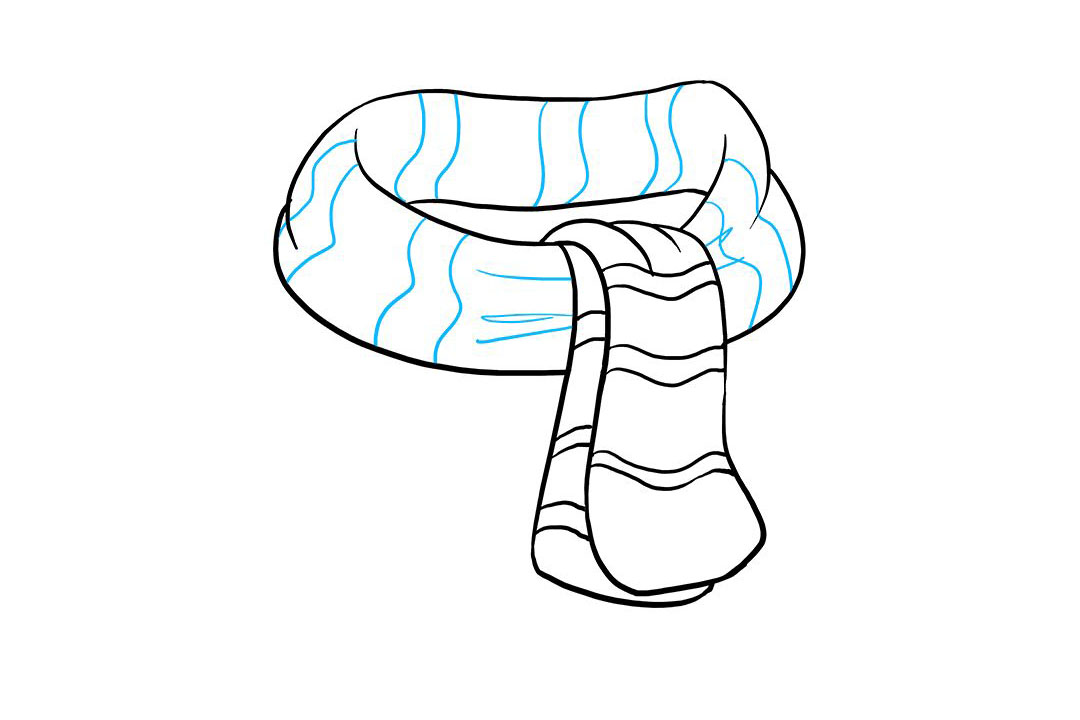 围巾怎么画-图8