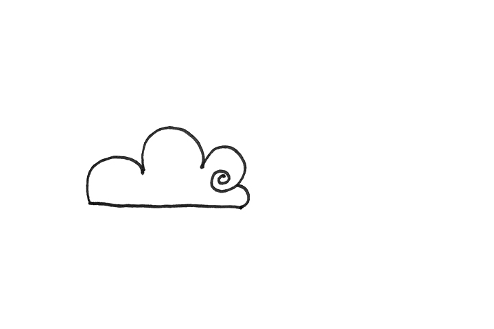 简单的白云怎么画-图2
