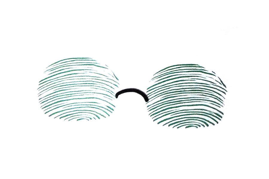 步骤3：画鼻梁架。