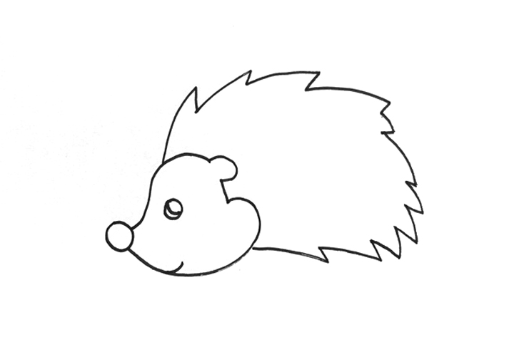 刺猬怎么画简单-图2