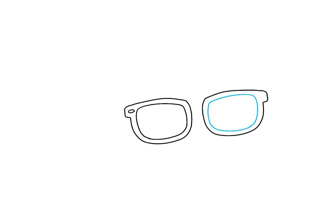如何画太阳镜简笔画-图5