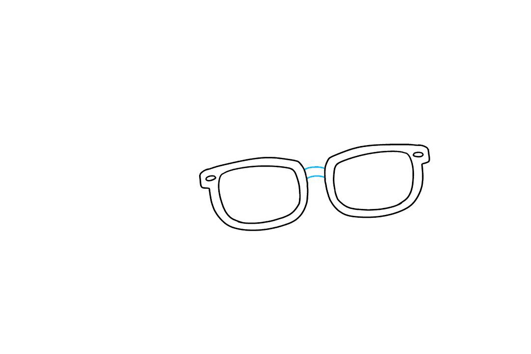 如何画太阳镜简笔画-图7