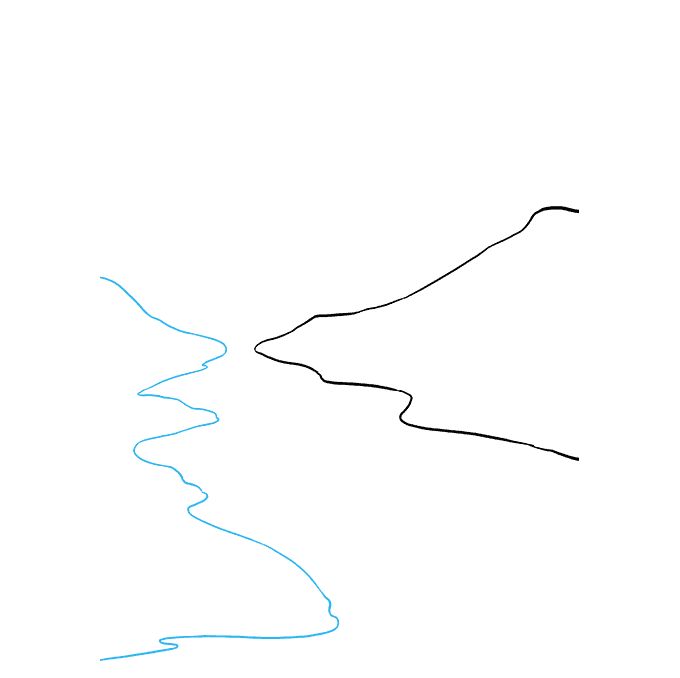 如何画一条河的简笔画-图2