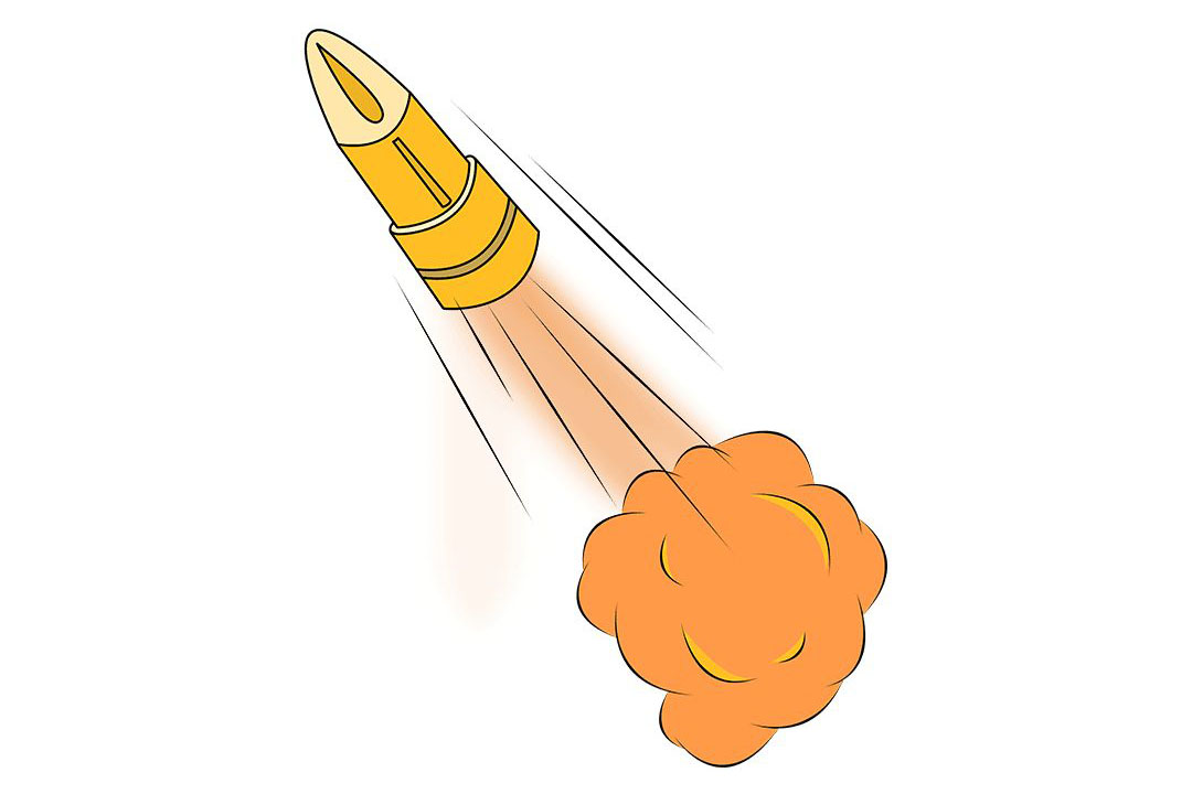 飞出的子弹怎么画