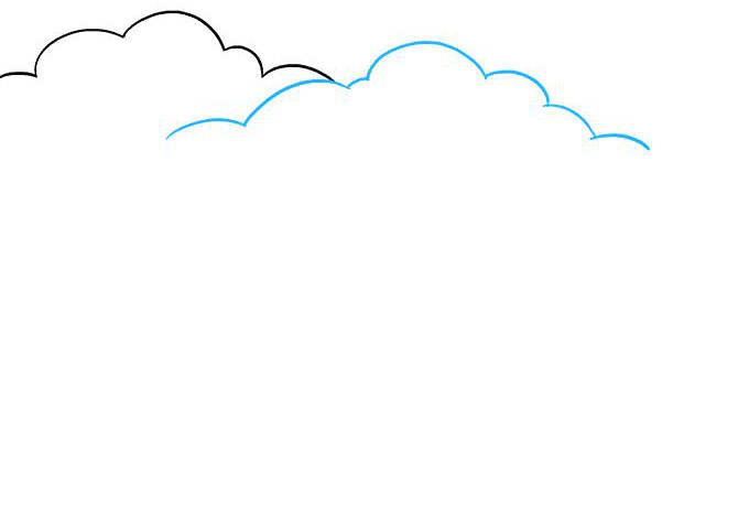 打雷天气闪电怎么画-图2