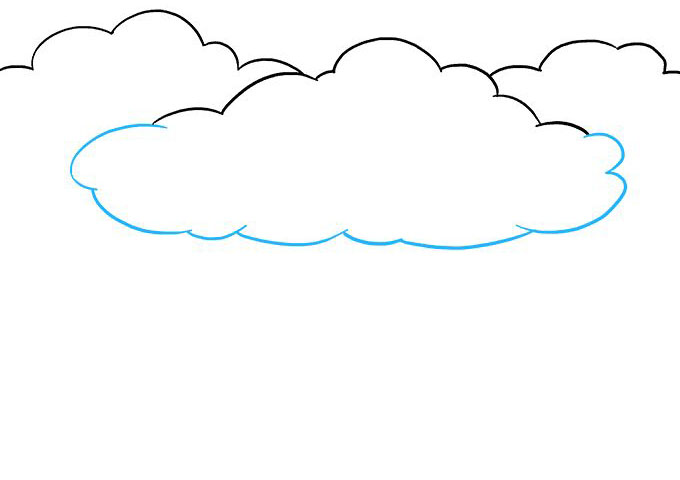 打雷天气闪电怎么画-图4