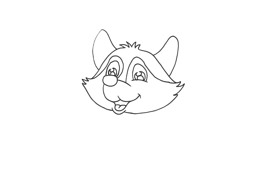 萌萌的小狐狸怎么画-图1