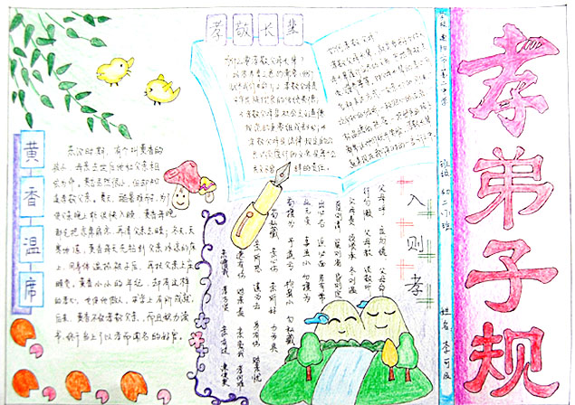 国学经典手抄报-弟子规-图6