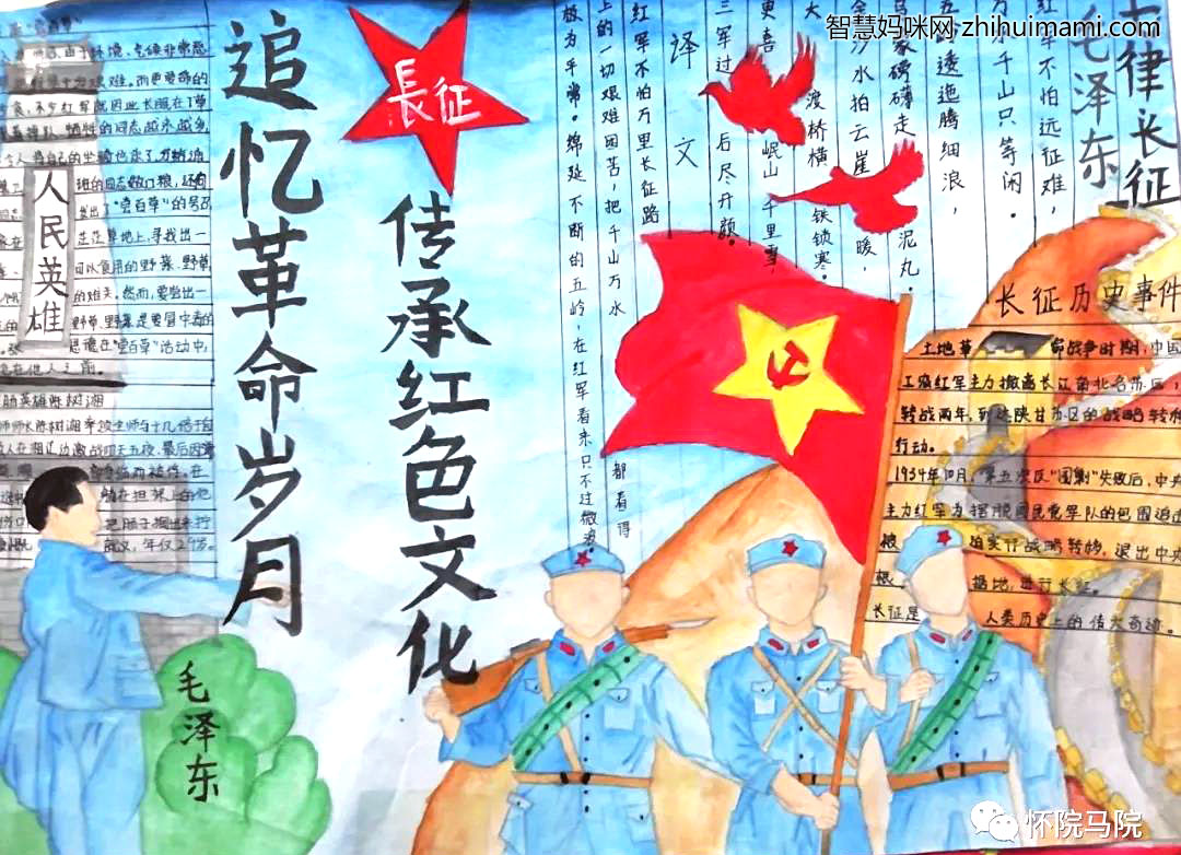 传承红色文化主题手抄报-图2