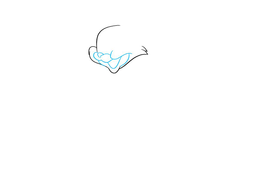 猫和老鼠 汤姆猫怎么画-图2