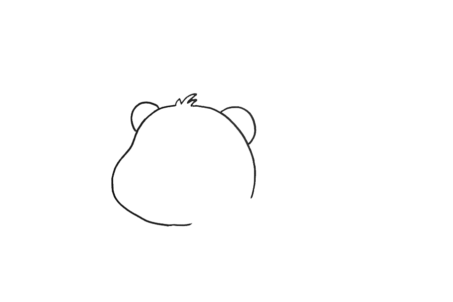 趴着的大熊猫怎么画-图1