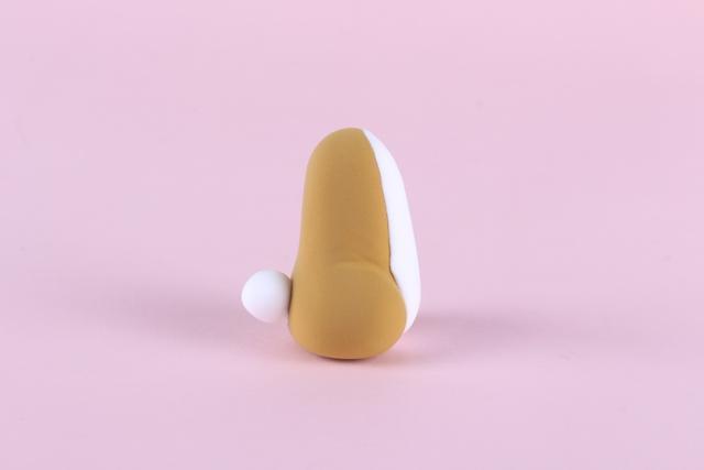 步骤8：侧面照，别忘了小兔子的短尾巴。