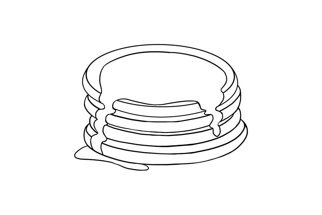 如何画薄煎饼-图7