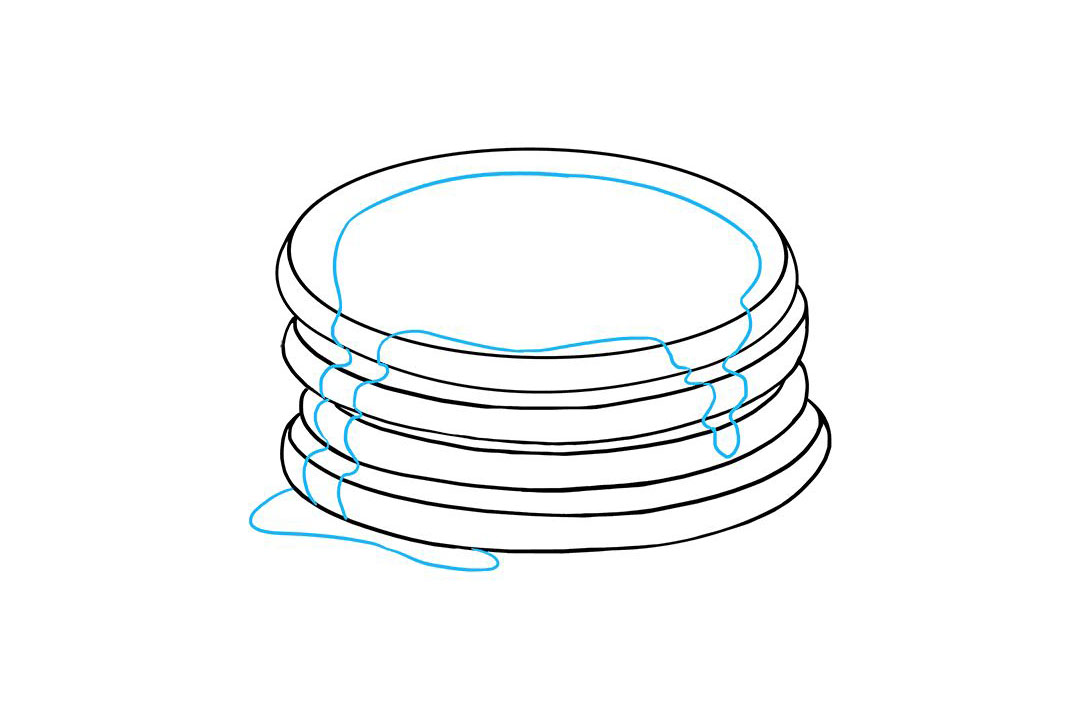 如何画薄煎饼-图6