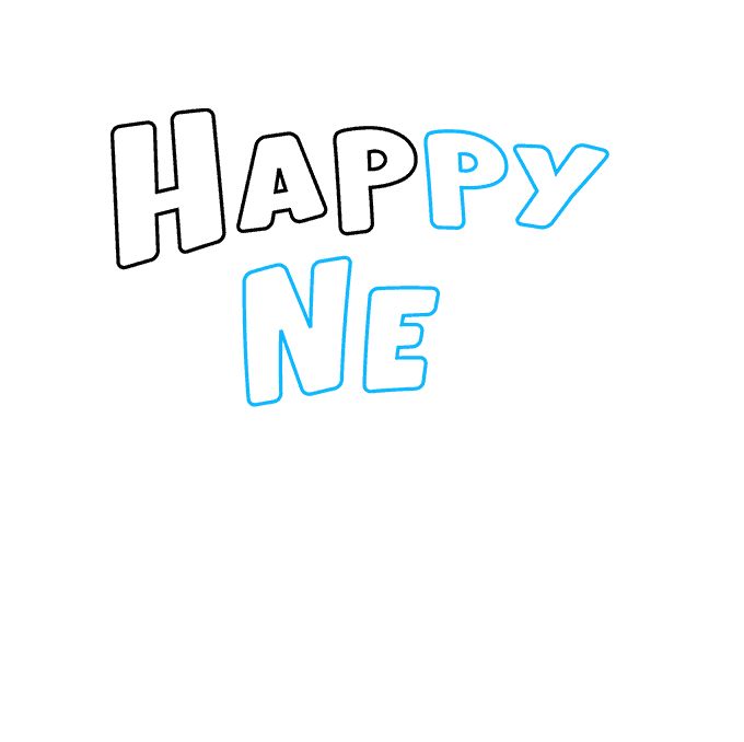 新年贺卡怎么画-图2