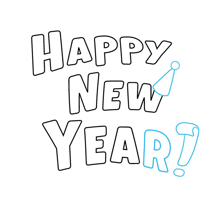 新年贺卡怎么画-图4