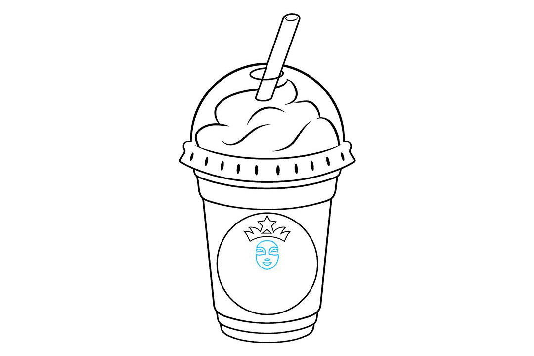 如何画星巴克冰乐-图7