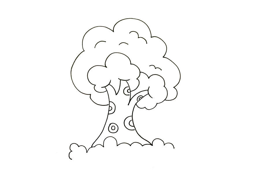 漂亮的大树怎么画-图3