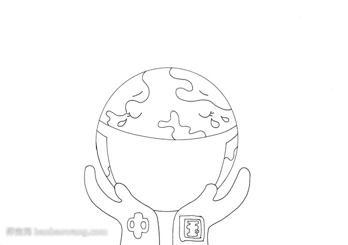 怎样画关于大国担当手抄报-图1