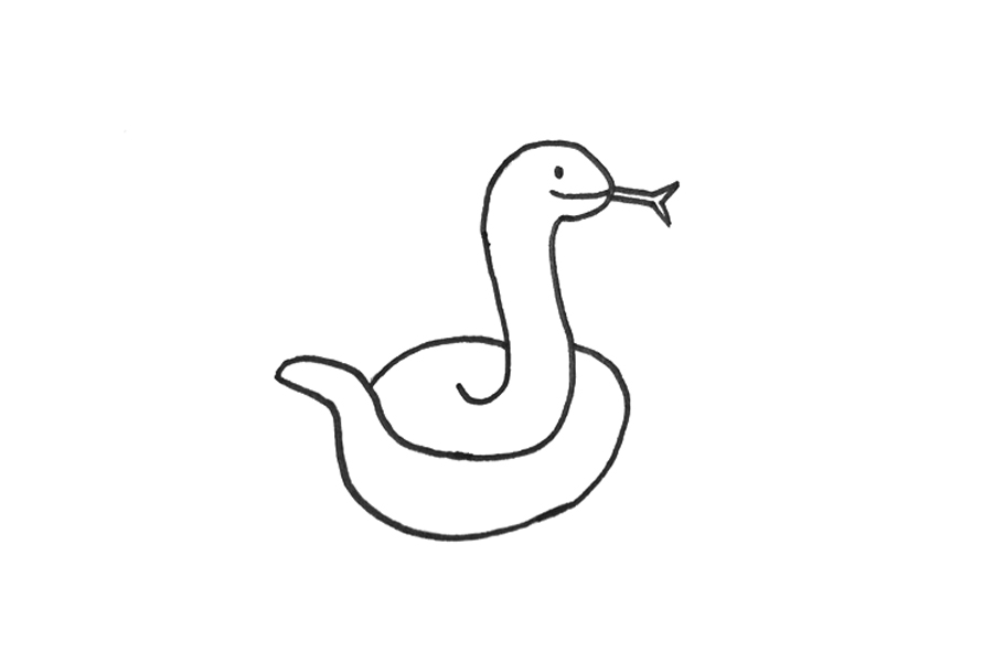 怎么画毒蛇-图2