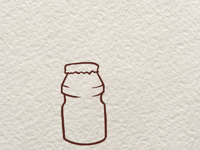 可可爱爱可爱多简笔画-图1