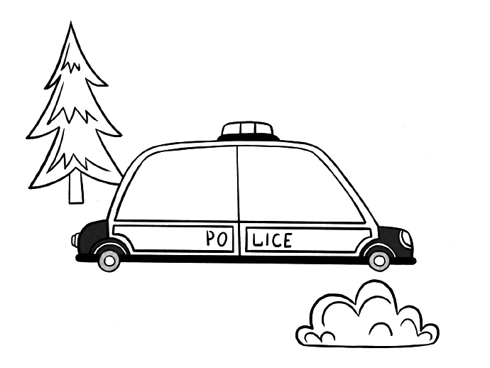 简单的警车怎么画-图7