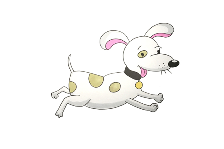 怎么画可爱小狗简笔画