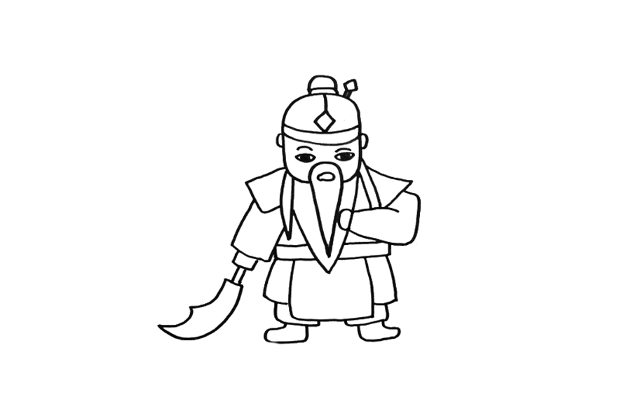 关羽怎么画-图4