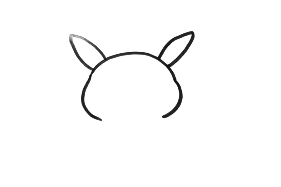 可爱皮卡丘怎么画-图1