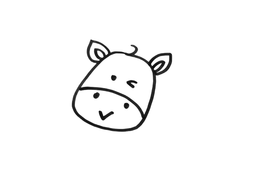 可爱的小斑马怎么画-图2