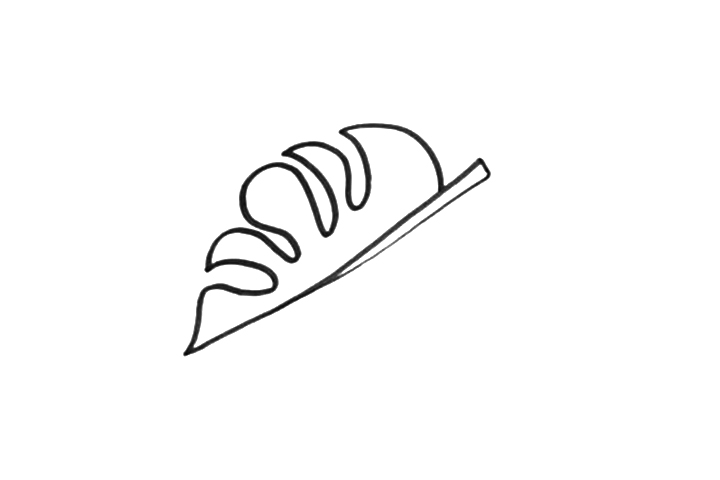 龟背竹叶子怎么画-图2