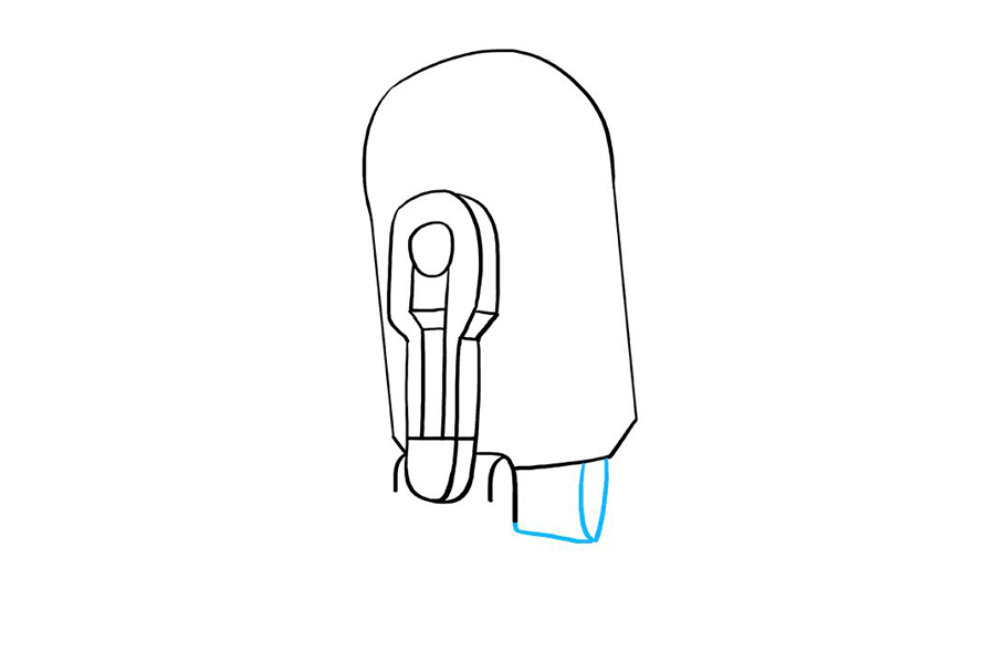 星球大战 R2-D25040机器人怎么画-图5