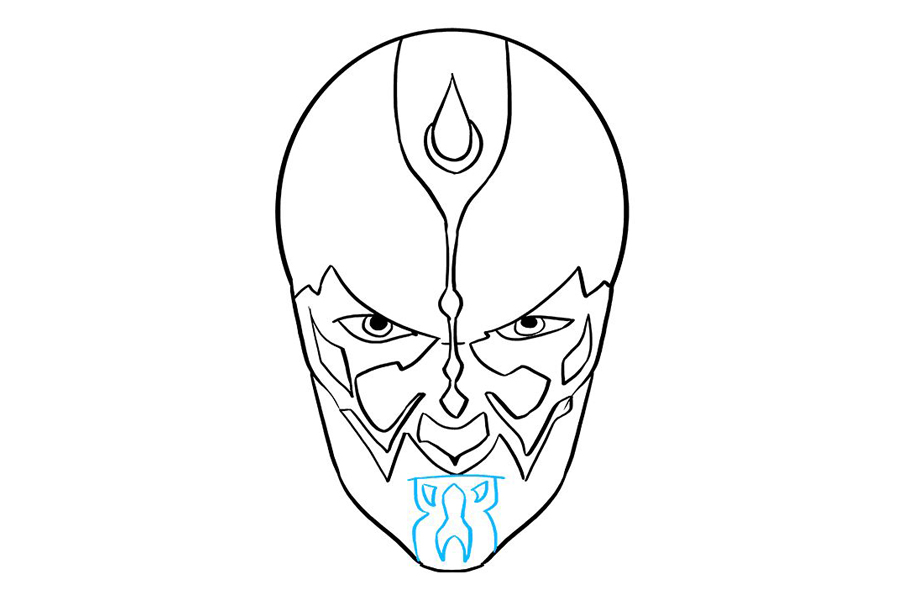 星球大战 达斯摩尔怎么画-图6