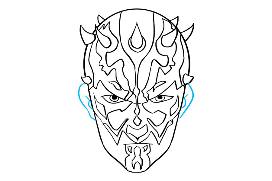 星球大战 达斯摩尔怎么画-图9