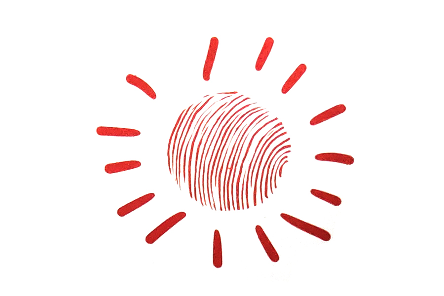 简单有趣的亲子手指画太阳-图2