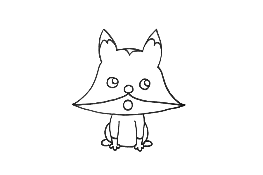 学画简单的小狐狸-图3