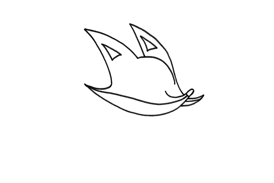 漂亮的狐狸妹妹怎么画-图2