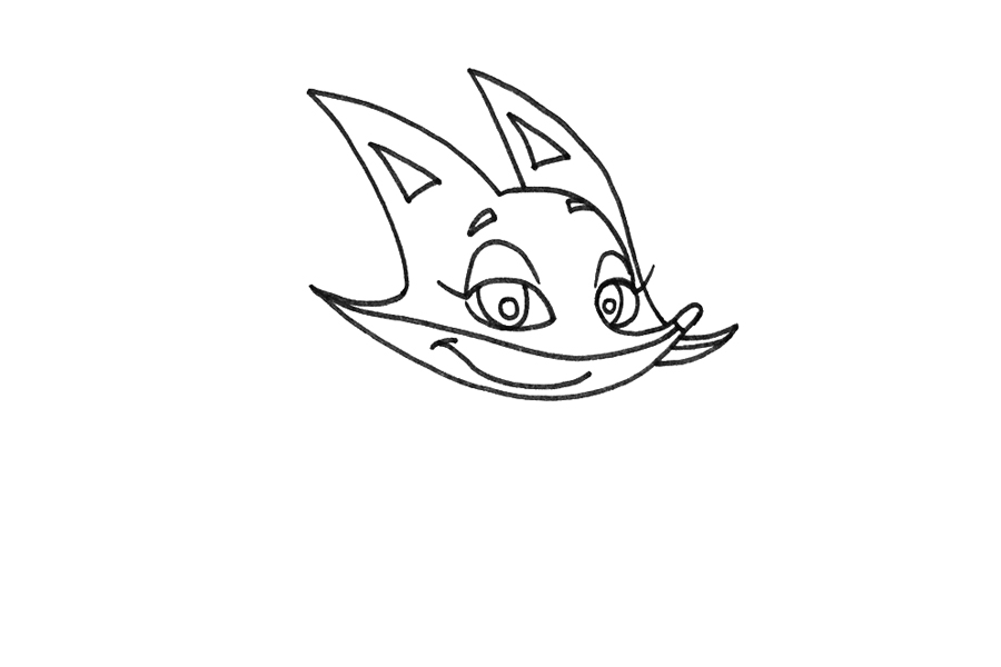 漂亮的狐狸妹妹怎么画-图3