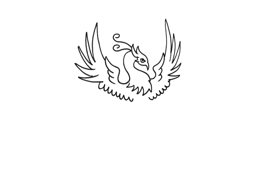 火凤凰怎么画-图2