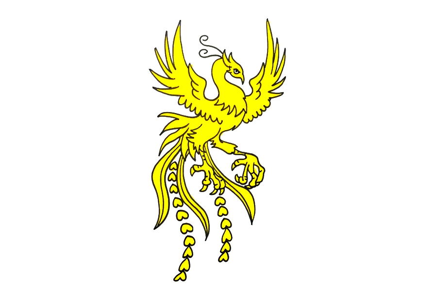 火凤凰怎么画-图5