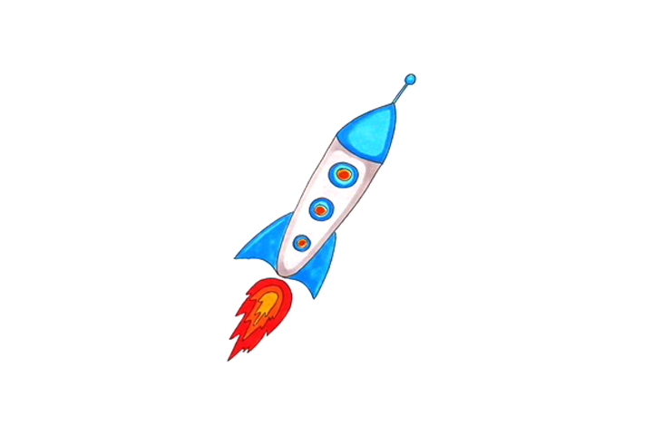 火箭怎么画