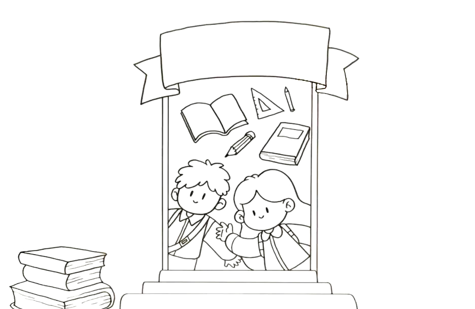 开学季手抄报怎么画-图3