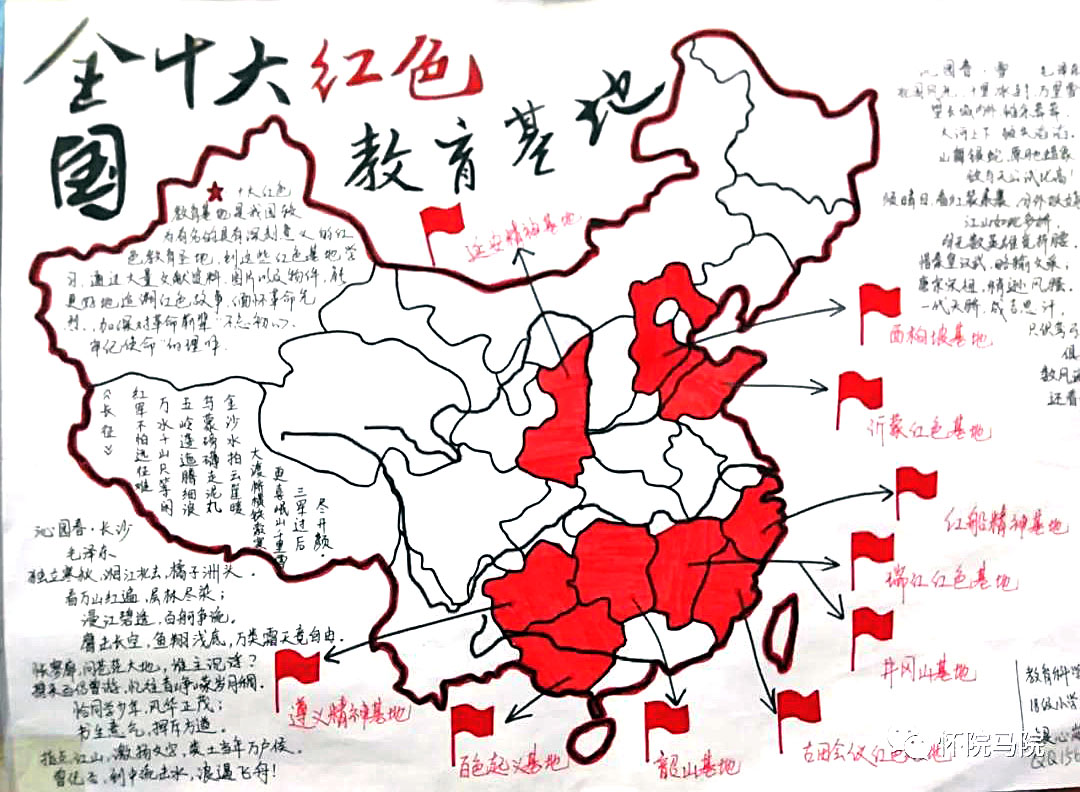 关于爱国教育的手抄报绘画作品-图7