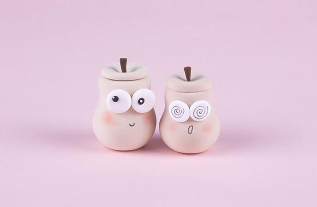 做法简单的可爱卡通梨粘土教程