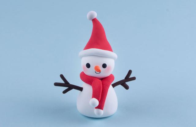 圣诞小雪人粘土教程