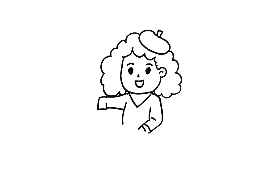 漂亮的美女画家怎么画-图2