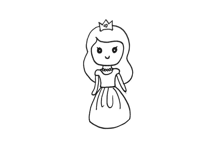 如何画美丽的公主-图3
