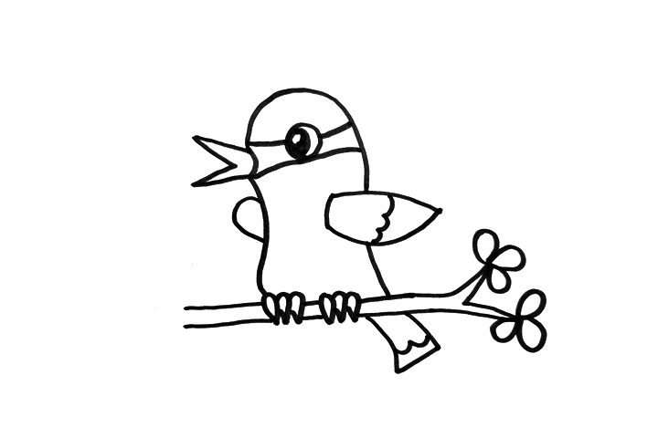 黄鹂怎么画-图3